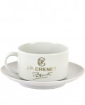 Чайные пары и кружки: Чашка с блюдцем J.P.Chenet_деколь двусторонняя Чашка с блюдцем J.P.Chenet_деколь двусторонняя