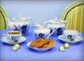 Сервизы: Сервиз чайный 6/12 ф 75 голубая магнолия (Францъ Гарднеръ) Сервиз чайный 6/12 ф 75 голубая магнолия (Францъ Гарднеръ)
